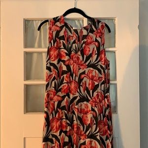Equipment dress pink florals